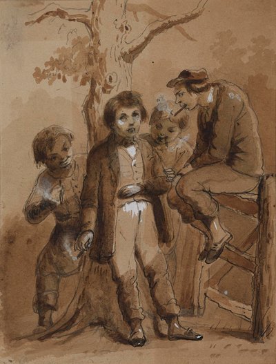 Opilý Sam od Alfred Jacob Miller