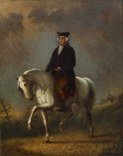 George Washington v Mount Vernonu od Alfred Jacob Miller
