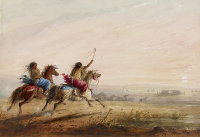 Indiánské dívky: závod od Alfred Jacob Miller