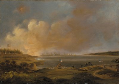 Bitva o Fort McHenry od Alfred Jacob Miller