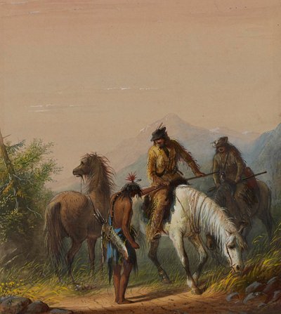 Indický věštec od Alfred Jacob Miller
