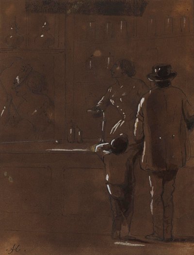 Lékárnice od Alfred Jacob Miller