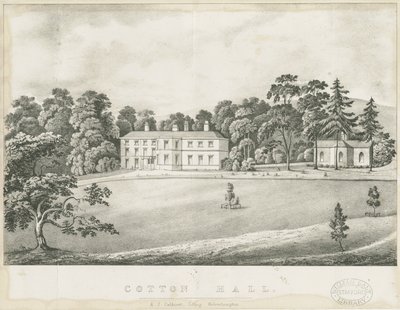 Cotton - Hall: litografie a [19. století] od Alfred Jolly Caldicott