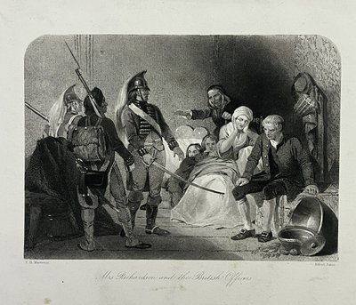 Paní Richardsonová a britští důstojníci od Alfred Jones