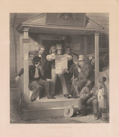 Mexické zprávy od Alfred Jones, after Richard Caton Woodville