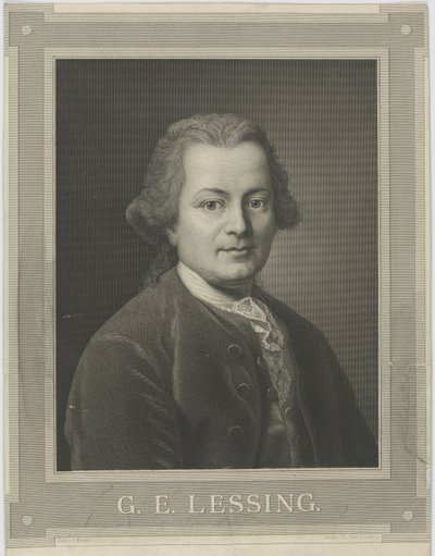 Portrét Gottholda Ephraima Lessinga 1729-1781, c. 1840. od Alfred Kraufse