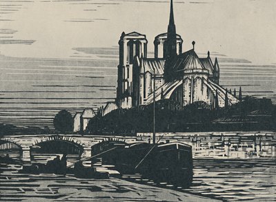 Notre Dame De Paris, 1919 od Alfred Latour