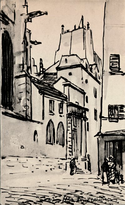 "Rue des Barres", 1915 od Alfred Latour