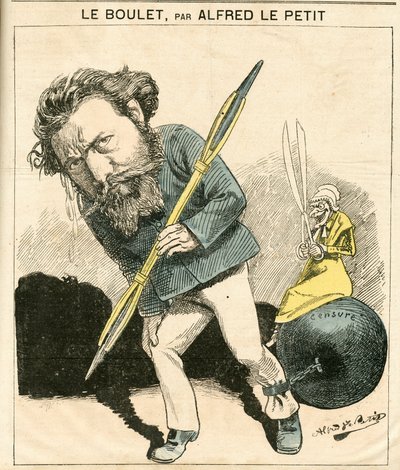Obálka “”Le Grelot””, číslo 119, Satirický v barvách od Alfred Le Petit