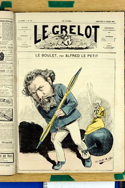 Obálka “”Le Grelot””, číslo 119, Satirický v barvách od Alfred Le Petit