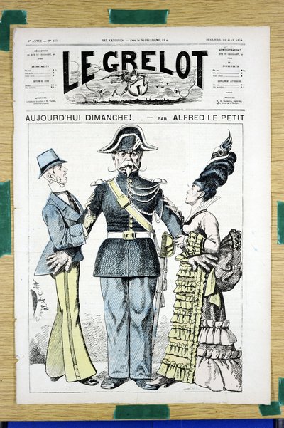 Obálka „“Le Grelot“, číslo 167, Satirický v barvách od Alfred Le Petit