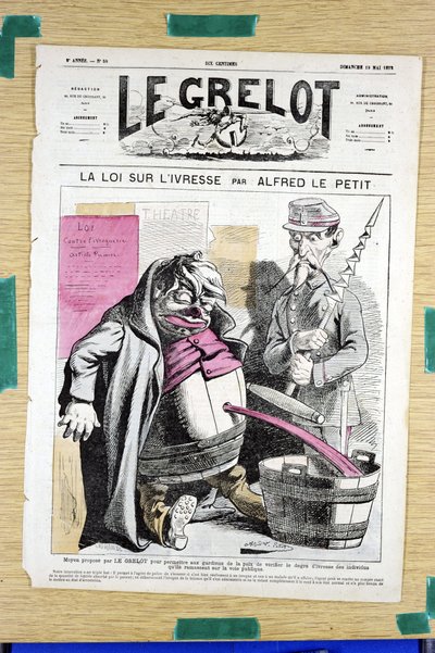 Obálka „“Le Grelot“, číslo 58, Satirický v barvách od Alfred Le Petit