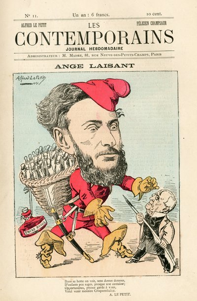 Obálka "" Les Contemporains "", číslo 11 od Alfred Le Petit