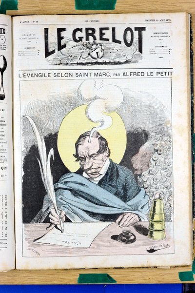 Obálka „“The Grelot“, číslo 72, Satirický v barvách od Alfred Le Petit