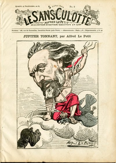 Obálka „The Sans-Panties“, číslo 2, Satirický v barvách od Alfred Le Petit