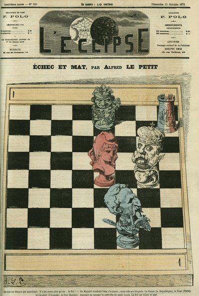 Neúspěch a mat, Dame-Republique, Tour-Paris, Cavalier-Duc z Aumale (1822-1897), Fou-Rouher (1814-1884) selhali králi Louis-Philippe d