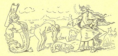 Ilustrace Alfred Le Pete (1841-1909) v Gros-Jean a jeho lék od Alfred Le Petit