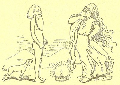 Ilustrace Alfreda Le Peta (1841-1909) v Gros-Jean a jeho léku od Alfred Le Petit