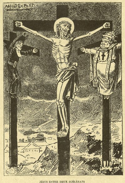 Ilustrace Alfred Le Pete (1841-1909) v Gros-Jean a jeho lék od Alfred Le Petit