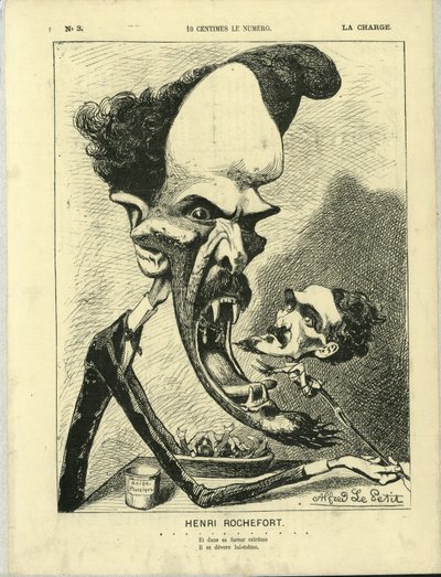 Ilustrace Alfreda Le Petea (1841-1909) v La Charge (1870), č. 3 od Alfred Le Petit