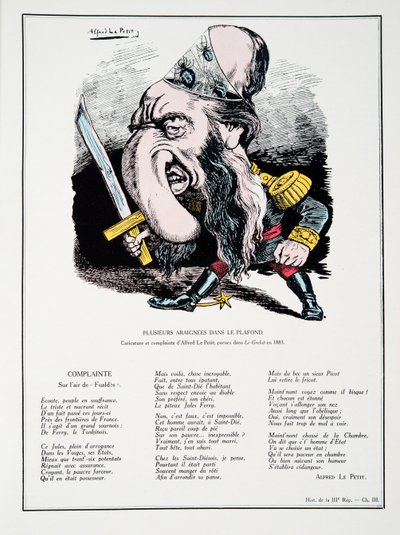 Několik pavouků ve stropě, z Historie třetí republiky, sv. I, Politické dějiny, nakl. 1933 od Alfred Le Petit