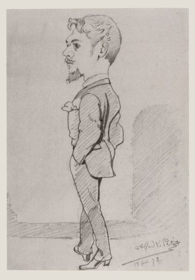 Portrét Marsu, 1873 od Alfred Le Petit