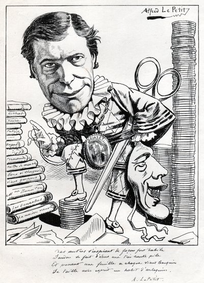 Victorien Sardou. od Alfred Le Petit