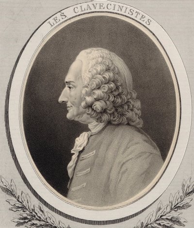 Portrét skladatele Jean-Philippe Rameau 1683-1764. od Alfred Lemoine