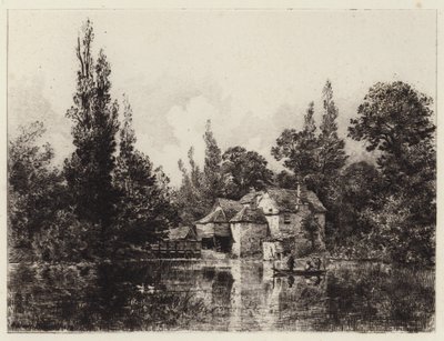 Mlýn Iffley od Alfred Louis Brunet Debaines
