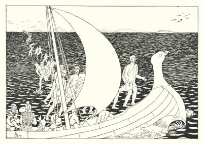 Lucianova Pravdivá historie: (rytina) od Alfred Payne Garnett