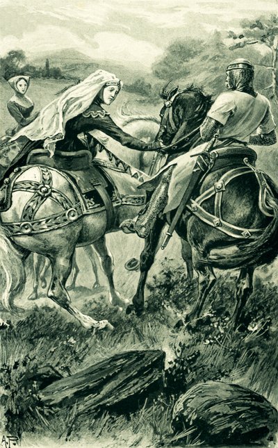 Hraběnka z Carricku a Robert De Bruce od Alfred Pearse