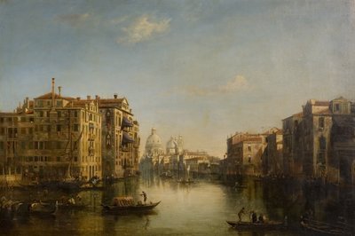 Canal Grande, Benátky, 19. století od Alfred Polentine
