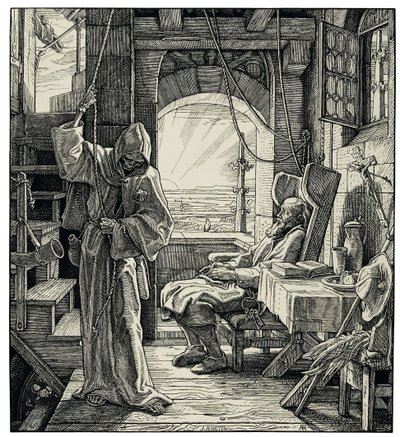 Smrt jako přítel, 1851. od Alfred Rethel