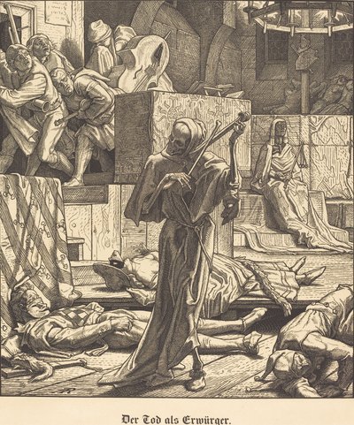 Smrt jako Strangler od Alfred Rethel