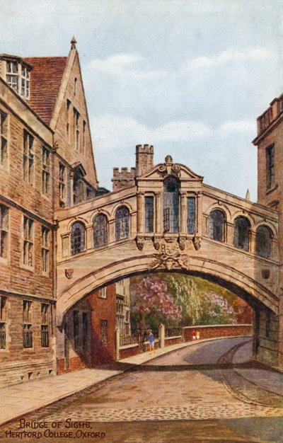 Most vzdechů, Hertford College, Oxford od Alfred Robert Quinton