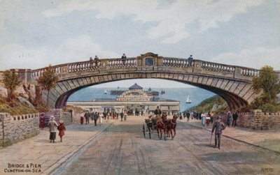 Bridge und Pier, Clacton-on-Sea od Alfred Robert Quinton