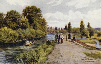 Cambridge: Na Grantě (barevné lito) od Alfred Robert Quinton