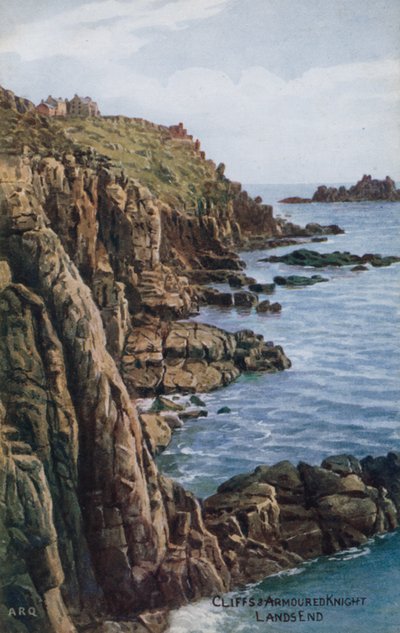 Cliffs and Armored Knight, Lands End od Alfred Robert Quinton