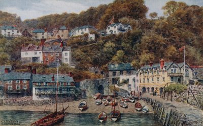 Clovelly z nábřeží od Alfred Robert Quinton