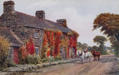 Early Home of Right Hon. D. Lloyd George, Nr. Criccieth od Alfred Robert Quinton
