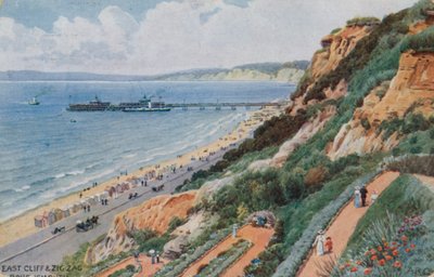 East Cliff a Zig Zag, Bournemouth od Alfred Robert Quinton