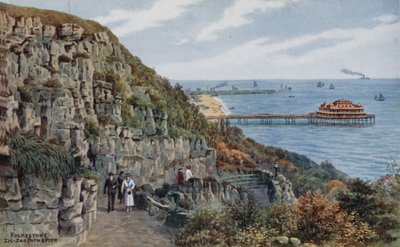 Folkestone, Zig Zag Path a Pier od Alfred Robert Quinton