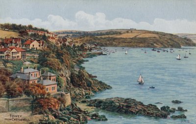 Fowey, z Castle Hill od Alfred Robert Quinton