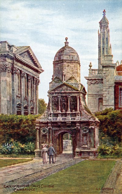 Čestná brána, Caius College, Cambridge od Alfred Robert Quinton