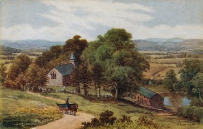 Llandrindod Wells, farní kostel od Alfred Robert Quinton