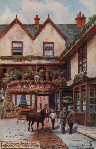 New Inn, Gloucester od Alfred Robert Quinton