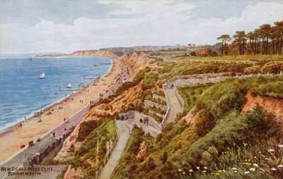 Nový klikatý West Cliff, Bournemouth od Alfred Robert Quinton