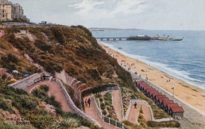 Nová Zig Zag Path, W Cliff, Bournemouth od Alfred Robert Quinton