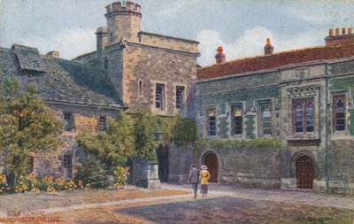 Vnější soud, Winchester College od Alfred Robert Quinton