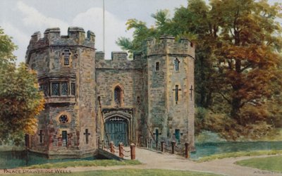 Palace padací most, Wells od Alfred Robert Quinton